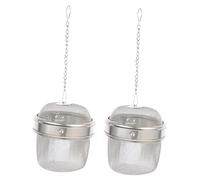 DEARMAMY 2 pièces Panier Acier Inoxydable pour Bijoux et Boules Infusion Multi-usage Résistant Chaleur Facile à Nettoyer pour Cuisine Thé et Nettoyage de Bijoux Lot