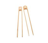 DEARMAMY 2 Pièces Pinces à Toast Bambou Magnétiques Pinces de Cuisine Multifonctions avec Aimants Maintien Flexible et Doux pour Snack et Sacs Alimentaires Rangement Aimanté Gain de Place