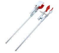 DEARMAMY 2 pièces Pinces de Laboratoire pour Flacons Serre Métallique Fixe pour Support avec Protection Thermique Accessoires de Clips pour Enseignement Scientifique et Usage