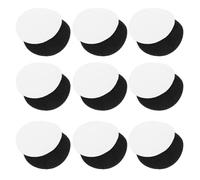 DEARMAMY 20 Paires Pastilles Autocollantes Rondes Adhésives Points Auto-agrippants Noirs Fixation Antidérapante pour Nappes Tapis et Draps Maintien Solide et Polyvalent