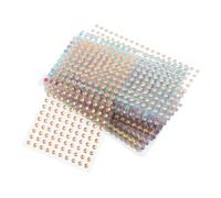 DEARMAMY 20 pièces Autocollants Ronds Autocollants Adhésifs pour DIY Décorations Brillantes pour Accessoires et Créations Personnalisées