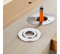 DEARMAMY 20 pièces Couvre-tête Gicleur Incendie Double Disque Acier Inoxydable Cache Décoratif Plafond pour Intégration Sécurité et Esthétique