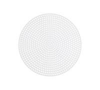 DEARMAMY 20 pièces DIY Mesh Sheet Rond Plastique Grille Découpable pour Broderie Point Croix Support Tissé Multi-usage pour Fond de Sac et Loisirs Créatifs