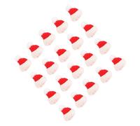 DEARMAMY 20 Pièces Mini Bonnets de Laine Accessoires Décoratifs Multifonctions pour Fêtes Ornements Sapin et Décoration Maison