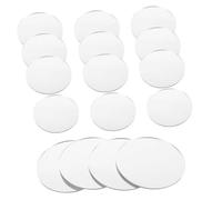 DEARMAMY 20 pièces Miroirs Acryliques Ronds pour Maquillage DIY et Résistants sans Distorsion Accessoires de Remplacement pour Miroirs Cosmétiques