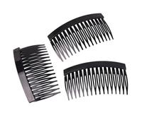 DEARMAMY 20 pièces Peigne à Cheveux Plastique Lot de Peignes à Frange Noir Café Transparent Blanc Transparent Accessoires de Coiffure Élégants pour et Occasions Spéciales Couleur Aléatoire