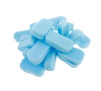 DEARMAMY 20 Pièces pinceau éponge Brosse éponge douce Brosse salon se pour salon professionnel appareil d'épilation s à vaisselle cuisine têtes d' Sky-blue