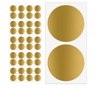 DEARMAMY 200 pièces Autocollants à Gratter Ronds Dorés Adhésifs Robustes pour Cartes à Gratter DIY Récompenses Scolaires Jeux Anniversaire