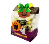 DEARMAMY 200 Pièces Étiquette Suspendue Décorative Halloween 4 Sachets en Papier