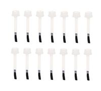 DEARMAMY 200 pièces Lot de Pinceaux de Remplacement pour Vernis à Ongles Brosse Gel Manucure pour Salon et Usage Domestique Détail Fleurs Motifs Nail Art