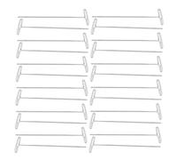 DEARMAMY 200pièces Aiguilles à Perruque Forme De Outils Pour Extensions De Cheveux Goupilles De Blocage Pratiques Et Résistantes à Usure Pour Usage Quotidien