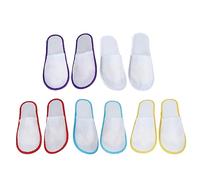 DEARMAMY 20paires Lot Chaussons Hôtel Chaussons De Spa Uniques Invité à Bout Fermé Pour Salon De Beauté Et Chambre à Coucher