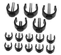 DEARMAMY 20pièces Accessoires Ajustables Pour Canne De Marche Support De Fixation Pour Bâtons De Randonnée Trekking Compatible Avec Tubes