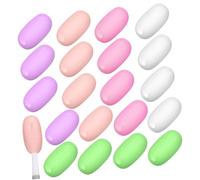DEARMAMY 20Pièces Capuchons pour Dents Manuelles Et Électriques Couvercles De Voyage Plusieurs Couleurs
