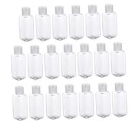 DEARMAMY 20pièces Flacons de Voyage Vides Rechargeables pour Cosmétiques Lot de Portable pour Voyages Camping et Sorties