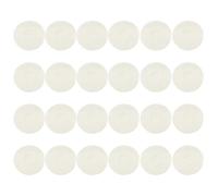 DEARMAMY 24 Pièces Autocollant de Jante Joint de Valve Silicone Blanc | Protection Compacte et Flexible, pour Chambre à Air et Pneu, Accessoire Léger à Emporter