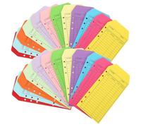 DEARMAMY 24 pièces Lot de Enveloppes Budget Papier Kraft pour Classeur Système de Trésorerie Portable Léger et Pratique pour Organiser Au Quotidien