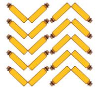 DEARMAMY 24pièces Flacons Apothicaire Verre Bouchon Liège Petits Pots Vides pour Messages Cadeaux De Mariage Ou Loisirs Créatifs