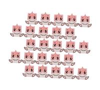 DEARMAMY 25 Pièces Bonbonnière Requin Boîtes de faveur boîtes de friandises coffrets goodies box pour l'anniversaire des enfants décorations d'anniversaire de requin Papier rose