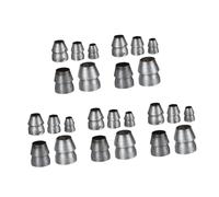 DEARMAMY 25 pièces Jeu de Cales Métalliques Rondes Acier pour Marteau à Griffes Coins Robustes et Pratiques pour Poignée Ronde Renforcent Solidement la Fixation et Évitent Le Desserrage