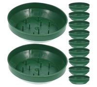 DEARMAMY 25 Pièces Lot de Bols Ronds à Motifs Floraux pour Compositions De Fleurs Plateaux De Présentation pour Centres De Table De Mariage Et Fêtes