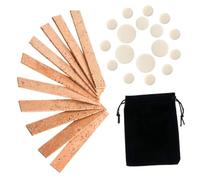 DEARMAMY 27 pièces Accessoires pour Clarinette de Liège Durables pour Réparation et Entretien Kit de Tampons Uniformes pour Instruments à Vent Compatible Clarinette Sib