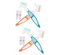DEARMAMY 2ensembles Brosses à Dents De Voyage Gobelet Portable pour Brosse à Dents Ensemble De Brosses De Nettoyage Pratiques