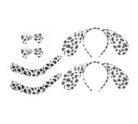 DEARMAMY 2ensembles Costume De Cosplay Chien Dalmatien Queue Et Pour Fête Halloween Et Événements Cosplay