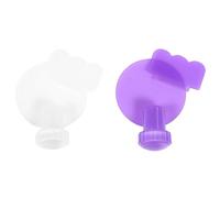 DEARMAMY 2ensembles Set de Manucure avec Tampons Silicone pour Nail Art Pratiques pour Décorations Ongles Facile à Utiliser Chez Soi ou Salon Style Aléatoire