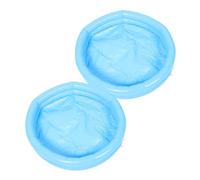 DEARMAMY 2paires Bain de Gonflable avec Échelle Accès Bassine de Piscine pour Bain de Lot Pompes Gonflables Couleur Aléatoire