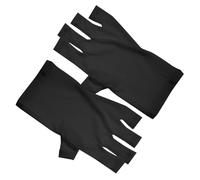 DEARMAMY 2paires UV sans Doigts pour Lampe UV LED Anti-bronzage Protection pour Manucure Convient aux Prothésistes Ongulaires aux Utilisations Domestiques