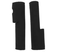 DEARMAMY 2pcs Cache-Fourche Cache D’Amortisseur pour Fourche de VTT, Noir, Tissu, Anti-poussière, pour Fourches de VTT, Terrains Variés