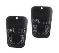 DEARMAMY 2pcs Embauchoirs Bottes Longues en Pvc Noir Pratiques pour Femmes, Soutien et Prolongation Durée de Vie des Chaussures