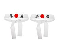 DEARMAMY 2pièces Bandeau Accessoire De Tête Confortable Et Polyvalent Pour Hommes Pour Karate Événements Thématiques Style Traditionnel