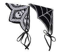 DEARMAMY 2pièces Bandeau Araignée Pour Femme Bandeau De Costume Araignée Bandana Gothique Foulard Accessoires Cheveux Gothiques Halloween