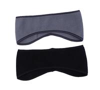 DEARMAMY 2pièces Bandeau De Oreilles Polaire Écouteurs Chauds Réutilisables Pour Sport Hiver Course Et Vélo Lot