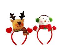 DEARMAMY 2pièces Bandeaux Noël Accessoires Pour Cheveux Décoratifs Bandeaux De Noël Pour Garçon Fille