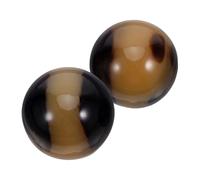 DEARMAMY 2pièces Boules Exercice pour Mains Résine Balles de Massage Chinoises Baoding pour Fitness Renforcement des Doigts pour Seniors S Adultes