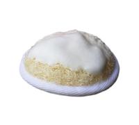 DEARMAMY 2pièces Brosse De Nettoyage Visage Loofah Végétal Naturel Lot De Brosses Blanches Pour Nettoyage Profondeur Et Exfoliation Douce