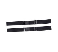 DEARMAMY 2pièces Ceinture De Maintien pour Chemise Ajustable Et Antidérapante Lot pour Femme Et Homme Noire
