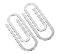 DEARMAMY 2pièces Clip à Billets Acier Inoxydable pour Hommes Et Femmes Porte- Élégant Et Pratique Clip De Rangement pour Billets Et Cartes Accessoire De Mode Compact Et Durable