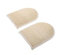 DEARMAMY 2pièces de Toilette Exfoliants Loofah de Bain Ménagers Serviettes de Massage pour Dos