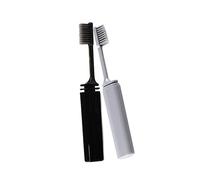 DEARMAMY 2Pièces Dents Pliante De Voyage Et Noir Pour Personnels Et Déplacements