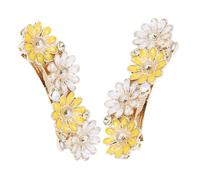 DEARMAMY 2pièces Épingles à Cheveux Marguerite Barrettes à Ressort Décoratives Accessoires Pour Cheveux Minimalistes Pour Queue De Cheval Événements