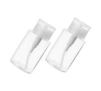 DEARMAMY 2pièces Flacon Porte-liquide Étanche de Voyage Flacon de Lotion Petg Réutilisable Cosmétique pour Déplacements