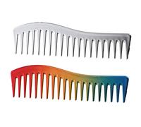 DEARMAMY 2pièces Lot De Peignes Incurvés Pour Hommes Outils De Coiffure Pour Cheveux Moustache Et Barbe