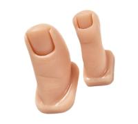 DEARMAMY 2pièces Mannequins Entraînement Pour Ongles Silicone Lot Pour Pratique Des Ongles Et Manucure