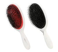 DEARMAMY 2Pièces Massage Poils De Sanglier Accessoire De Démêlage Et Capillaire
