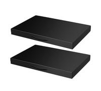 DEARMAMY 2pièces Palettes De Maquillage Magnétiques Vides Lot Miroir Conteneurs De Fards à Paupières Rechargeables Pour Cosmétiques