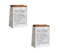 DEARMAMY 2pièces Pochette Papier Kraft Double Épais Créative Drainée Pour Fleurs Garde Blanc Nordic